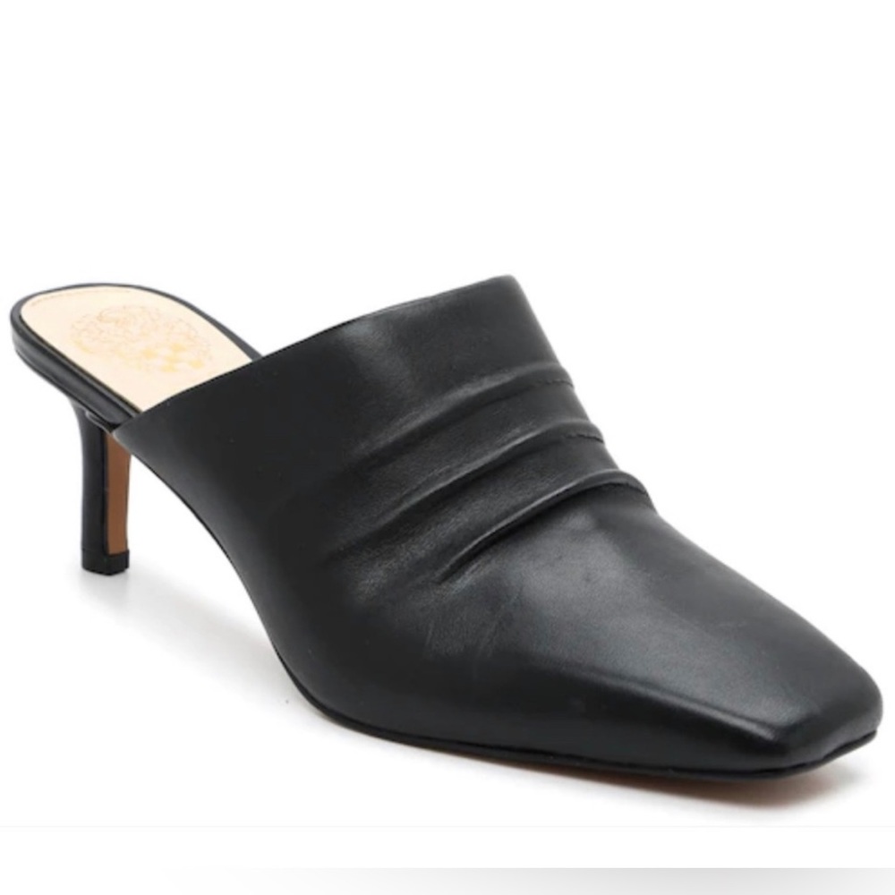 Vince Camuto Ovina Black 9M Mule Shoe